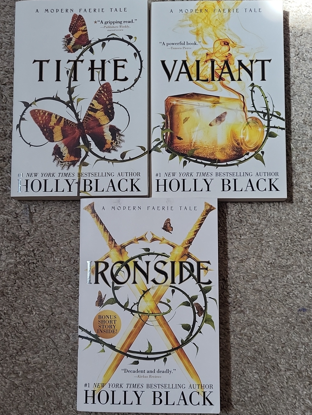 Holly Black Modern Faerie Tale Trilogy Paperback Book Set